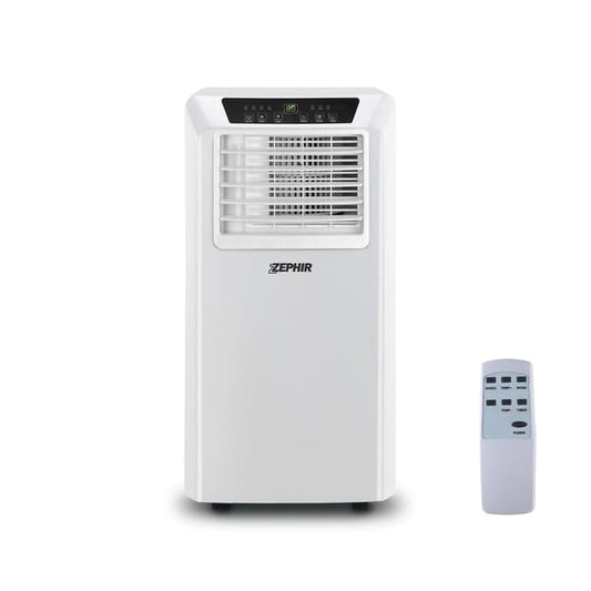 Climatiseur mobile 4en1 : Ventilateur Déshumidificateur Climatiseur 2640W Chauffage 1050W + Télécommande Minuterie 24h Zephir