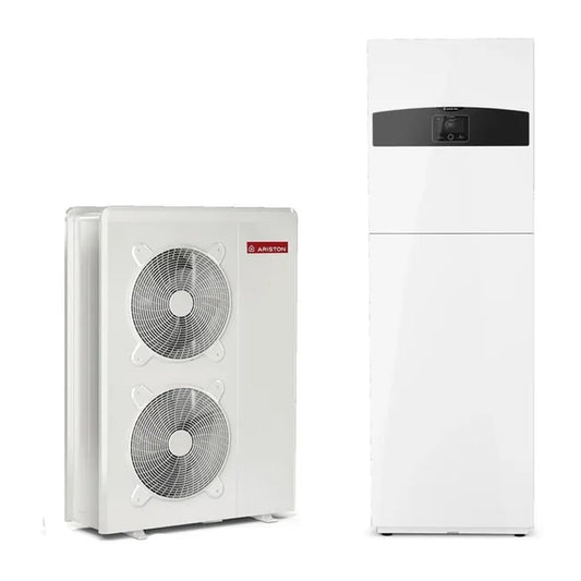 Pompe à chaleur Connecté Air / Eau monobloc Nimbus Compact M avec appoint électrique Ariston 12 kW Monophasé