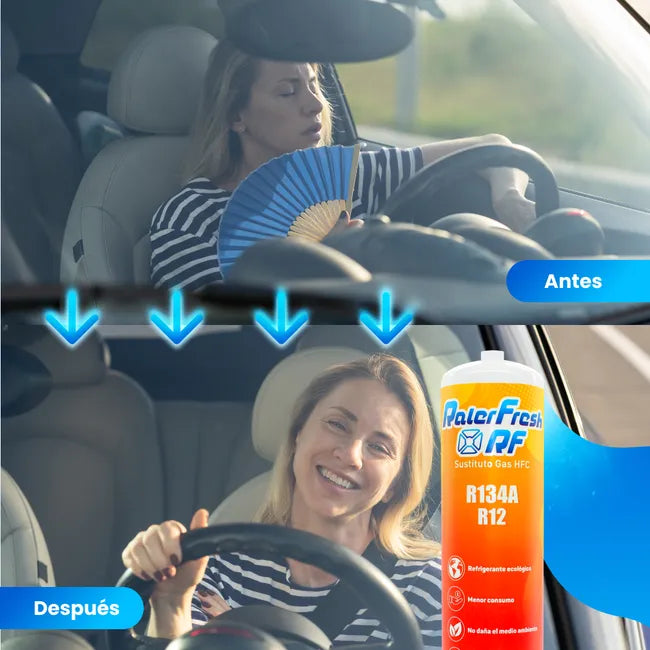 Gaz réfrigérant Ralerfresh RF pour climatisation de voiture, tuyau de remplacement de gaz R12 et R134A et connecteur rapide